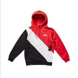 100 Thieves 4XL Tri-Color Hoodie Red/Black/White